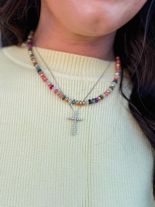 Multi Color Beaded Necklace
