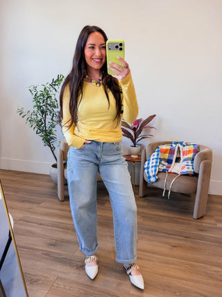 Base Layer Long Sleeve-Yellow