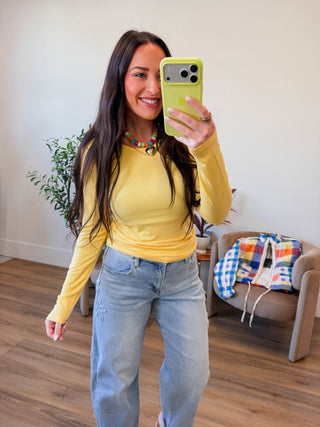 Base Layer Long Sleeve-Yellow