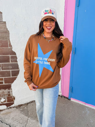 Grateful For Every Little Thing Crewneck