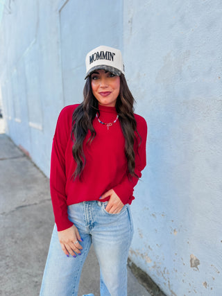 Camille Sweater-Ruby