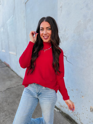 Camille Sweater-Ruby