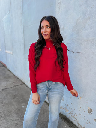 Camille Sweater-Ruby