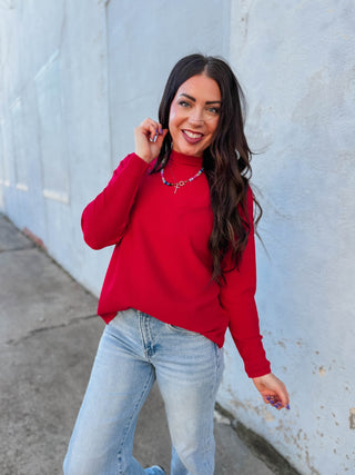 Camille Sweater-Ruby