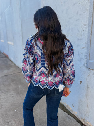 Adeline Embroidered Top