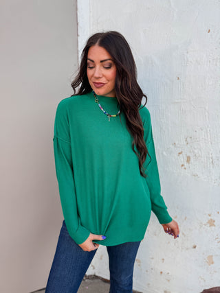 Camille Sweater-Kelly Green