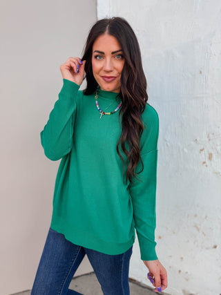 Camille Sweater-Kelly Green