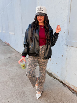 Everyday Essential Long Sleeve-Cabernet