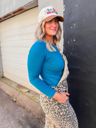 Everyday Essential Long Sleeve-Teal