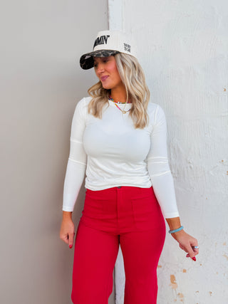 Everyday Essential Long Sleeve-White