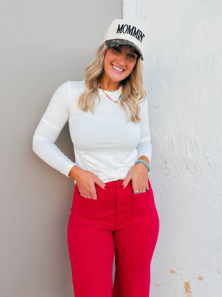 Everyday Essential Long Sleeve-White