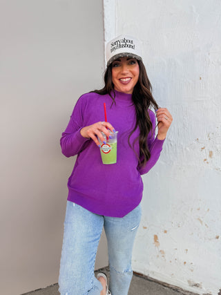 Camille Sweater-Violet