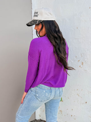 Camille Sweater-Violet