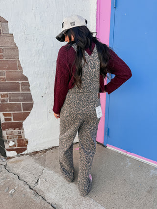 Kamden Leopard Cargo Overalls