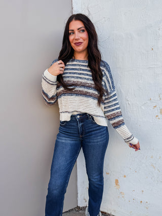 Beckett Sweater-Navy