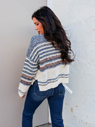 Beckett Sweater-Navy