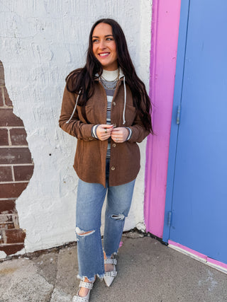 Britt Striped Sweater-Eggplant/Blue