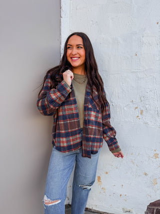 Joanna Plaid Shacket