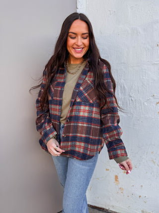 Joanna Plaid Shacket