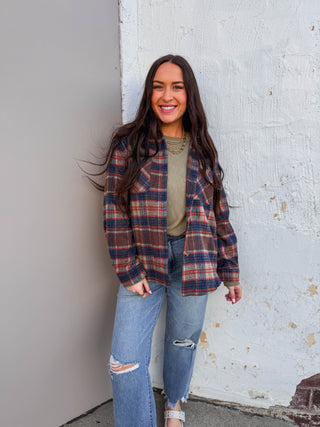 Joanna Plaid Shacket