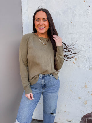 Giselle Sweater-Olive