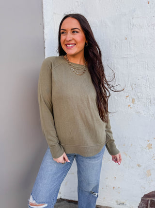 Giselle Sweater-Olive