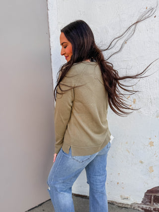 Giselle Sweater-Olive