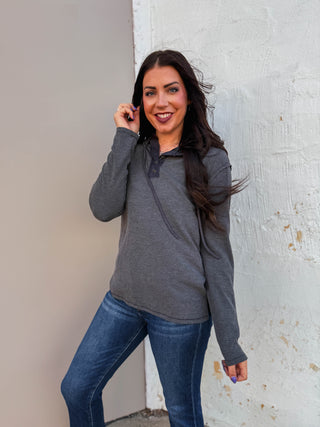 Jordyn Hoodie-Charcoal