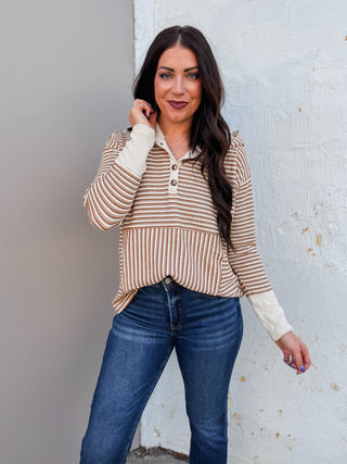 Kenna Striped Hoodie