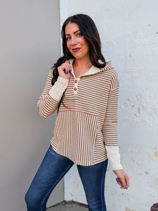 Kenna Striped Hoodie