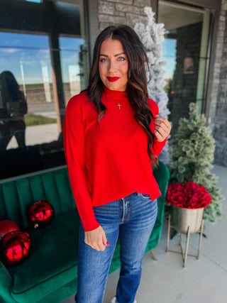 Camille Sweater-Ruby