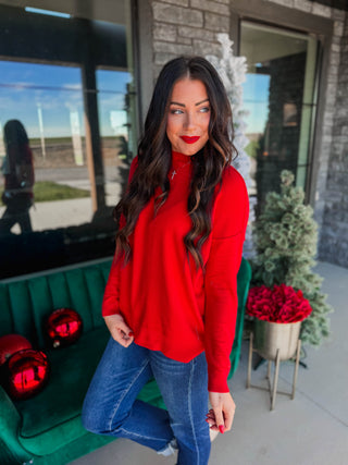 Camille Sweater-Ruby