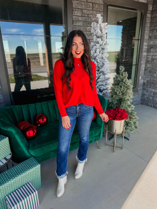 Camille Sweater-Ruby