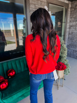 Camille Sweater-Ruby