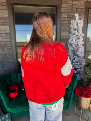 Gabi Color Block Sweater