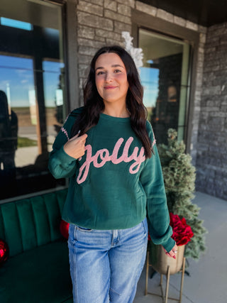 Jolly Towel Embroidered Crew