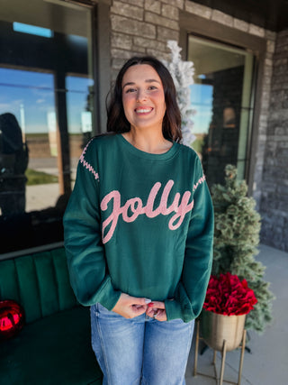 Jolly Towel Embroidered Crew