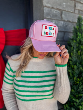 Merry And Bright Trucker Hat