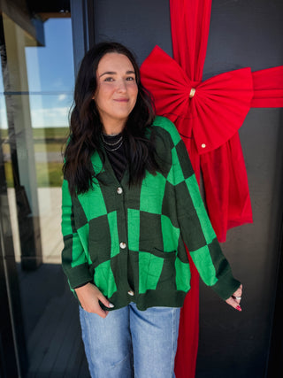 All Checked Out Cardigan