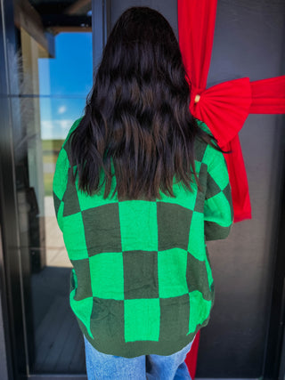 All Checked Out Cardigan