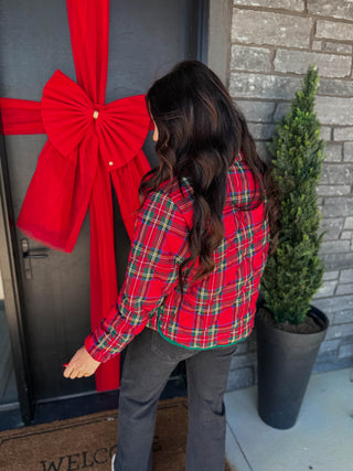 Christin Plaid Quilted Jacket