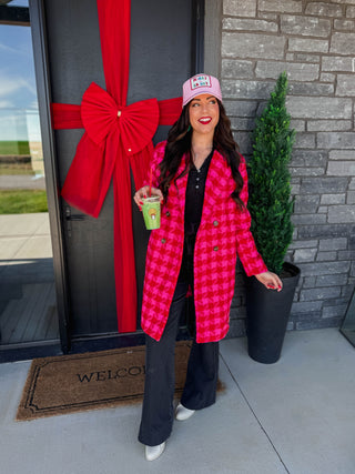 Lyla Houndstooth Jacket