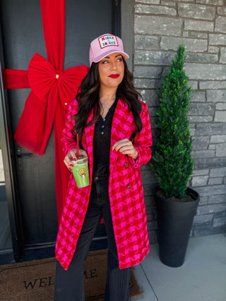 Lyla Houndstooth Jacket