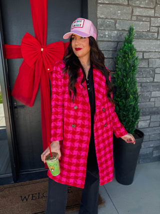 Lyla Houndstooth Jacket