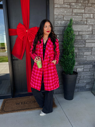 Lyla Houndstooth Jacket