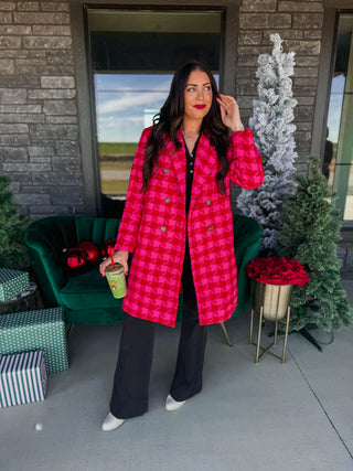 Lyla Houndstooth Jacket