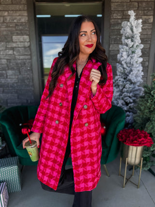 Lyla Houndstooth Jacket