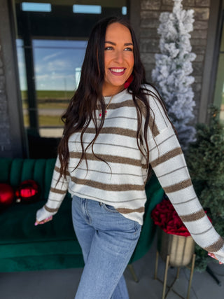 Tiffani Striped Sweater