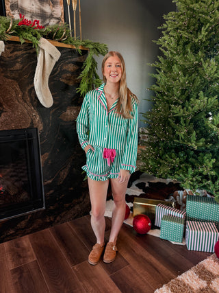 Merry & Bright Satin Pajama Set