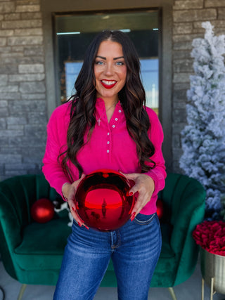 Kiara Henley Sweater-Punch